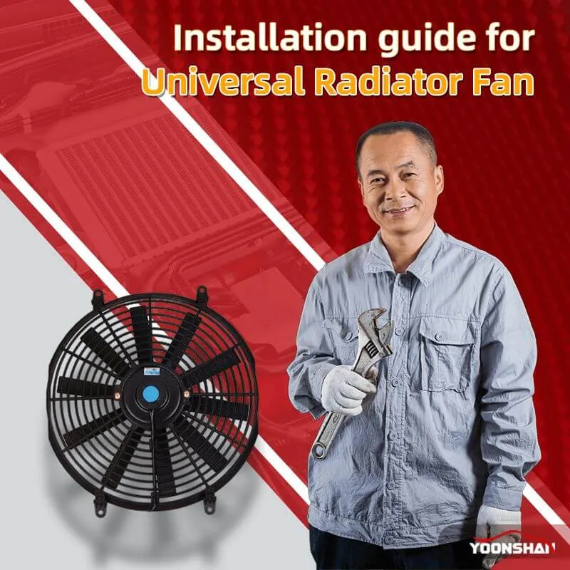 guides bg universal radiator fan