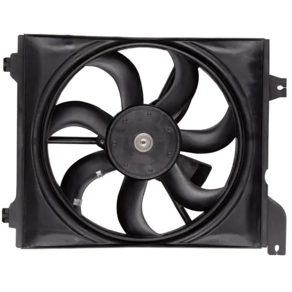 Yoonshan Radiator Fan for KIA RIO (2005-2009) Front_View(OE:97730-0C000,97730-0C100,97730-1G000,97730-1G308)
