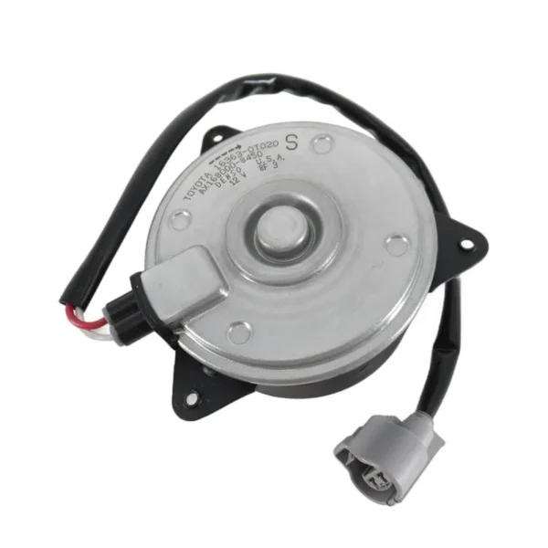 Yoonshan Cooling Fan Motor for TOYOTA CROWN Motor_Face_View(OE:16363-0P090,16363-0T020)