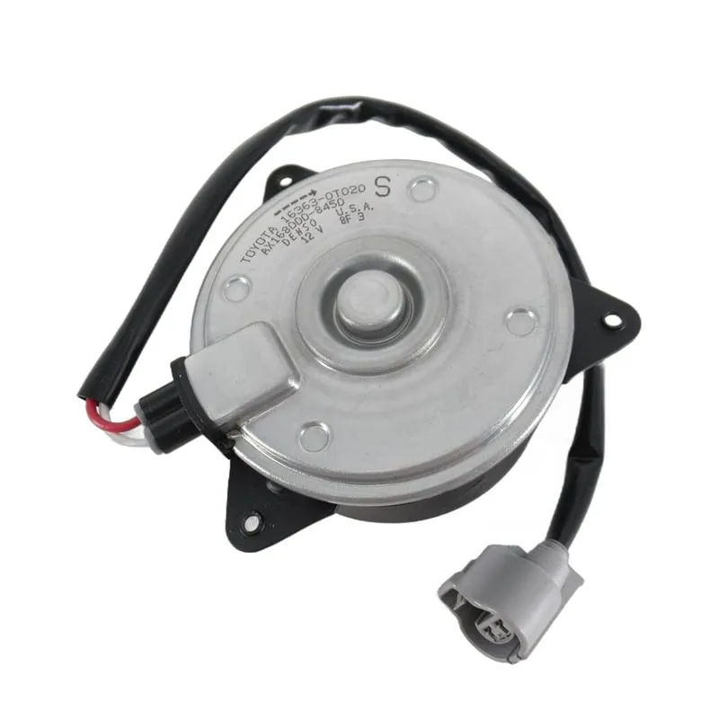 Yoonshan Cooling Fan Motor for TOYOTA CROWN Motor_Face_View(OE:16363-0P090,16363-0T020)