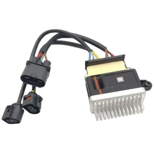 Yoonshan Radiator Fan Control Module for AUDI A4 (2009-2016) Back_View(OE:8K0-959-501G,8K0-959-501A,8K0-959-501C)
