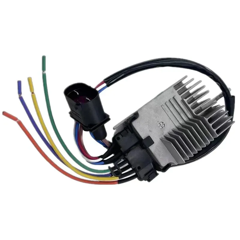 Yoonshan Radiator Fan Control Module for AUDI A6/A6 Quattro (2005-2011) Front_View(OE:4F0-959-501C,4F0-959-501E,4F0-959-501A,4F0-959-501G)