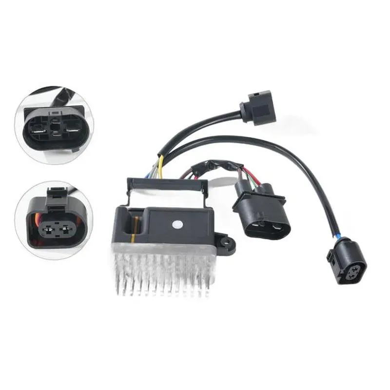 Yoonshan Radiator Fan Control Module for AUDI A6 Quattro (2009-2011) Front_View(OE:4F0959501M,4F0959501H)