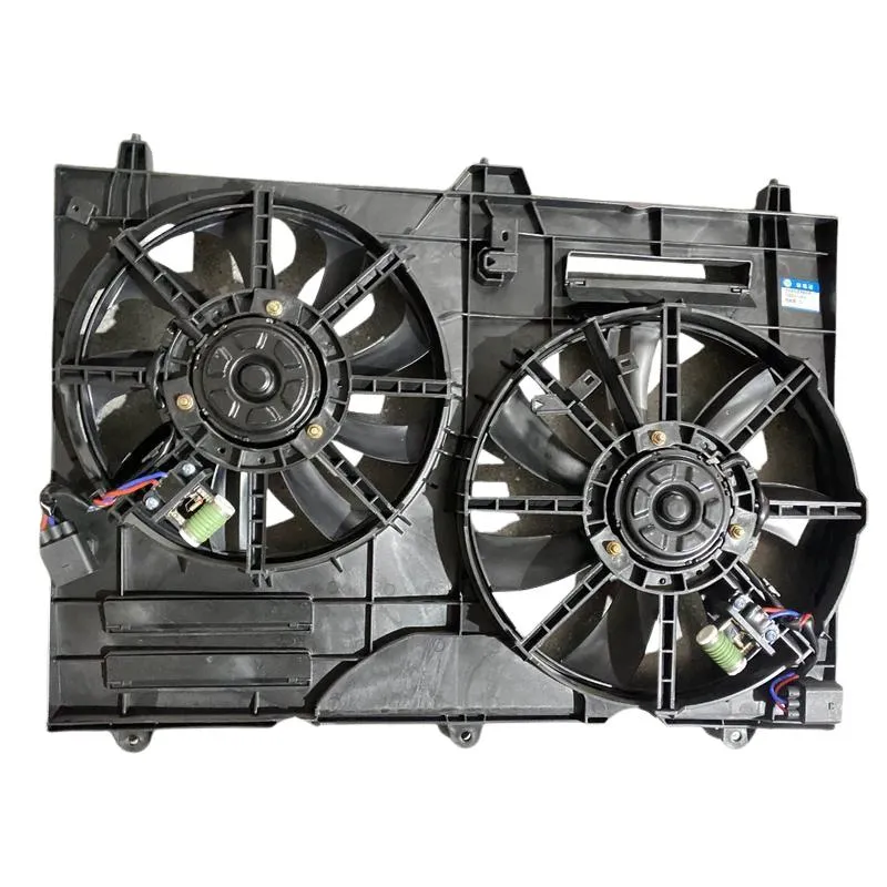 Yoonshan Radiator Fan for BYD S6 WITH RESISTANCE Back_View(OE:S6-1308010)