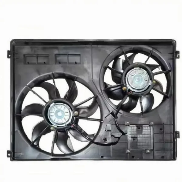 Yoonshan Radiator Fan for BYD SONG DOUBLE PLUG Back_View(OE:MEFA-1308010A)