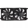 Yoonshan Radiator Fan for CADILLAC SEVILLE (1998-2004) Back_View(OE:12463002,12463003,12494766)