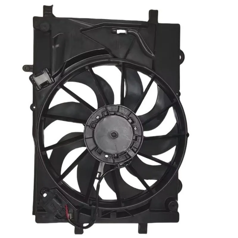 Yoonshan Radiator Fan for CHEVROLET AVEO 1.4L Back_View(OE:95962654,95483693,95483689,F00S3D2018)