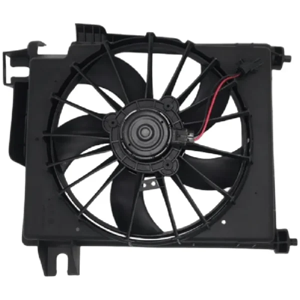 Yoonshan Radiator Fan for CHRYSLER DODGE RAM 1500/2500 (2007-) Back_View(OE:5080646AA,52027846AB,5080647AB,52027999AB,5093760AA,52028851AC,68004163AA,620-035,5103464AB,5103465AA,5104787AA)