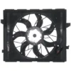 Yoonshan Radiator Fan for CHRYSLER JEEP GRAND CHEROKEE 3.6L (2012-2016) Back_View(OE:52014787AC,52014787AB,68367518AA)