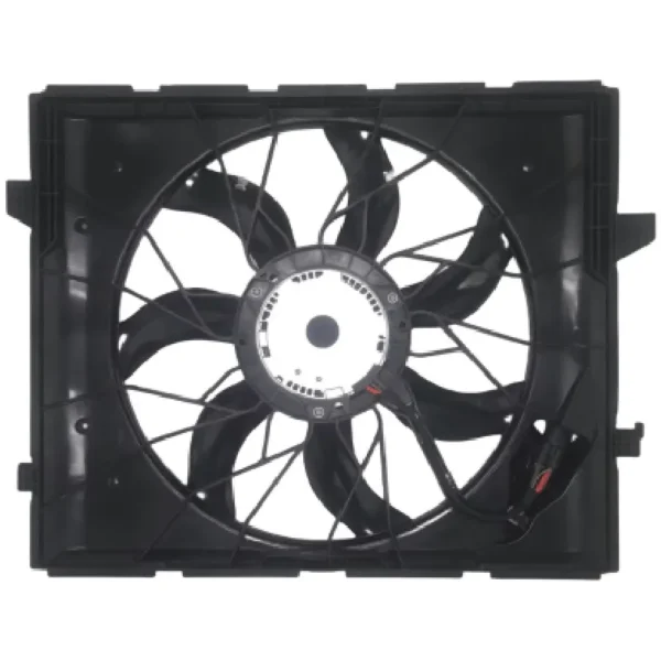 Yoonshan Radiator Fan for CHRYSLER JEEP GRAND CHEROKEE 3.6L (2012-2016) Back_View(OE:52014787AC,52014787AB,68367518AA)