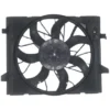 Yoonshan Radiator Fan for CHRYSLER JEEP GRAND CHEROKEE 3.6L (2012-2016) Front_View(OE:52014787AC,52014787AB,68367518AA)