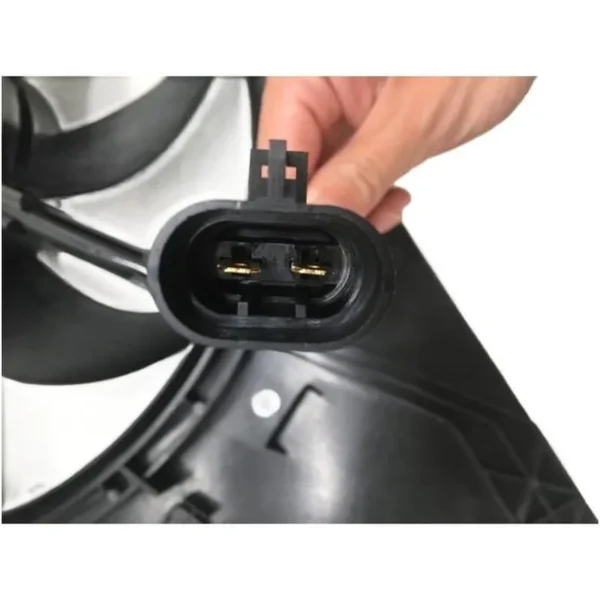 Yoonshan Radiator Fan for CHRYSLER JEEP RENEGADE (2015-2016) Two_Pin_Plug(OE:68461974AA,68360299AA,68247205AA,68363855AA,CH3115205)