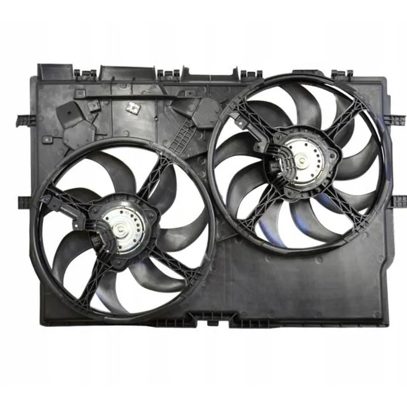 Yoonshan Radiator Fan for FIAT DUCATO (2006) Back_View(OE:1362918080,1362918090,069422578010)