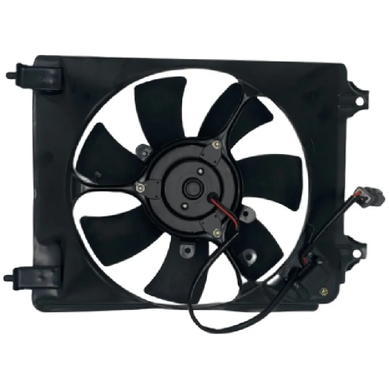 Yoonshan Radiator Fan for HONDA CIVIC 1.8L (2006-2011) Back_View(OE:38615-RNA-A01,38611-RNA-A01,38616-RNA-A01)