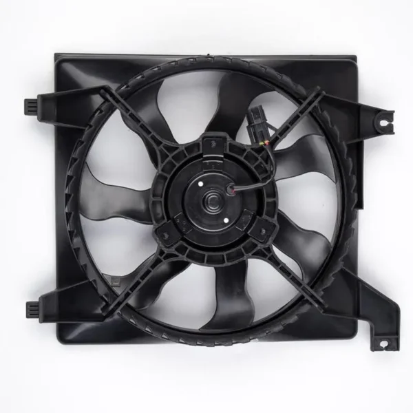 Yoonshan Radiator Fan for HYUNDAI ACCENT 1.6L main fan (2006-2011) Back_View(OE:25380-1E000,620-489,25380-0M100,25380-1E100,25380-0M000)