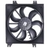 Yoonshan Radiator Fan for HYUNDAI ACCENT (2000-2003) Front_View(OE:25380-25000,25386-25001,25231-25000,25350-25000,25380-22220,25350-22200,25386-22120)
