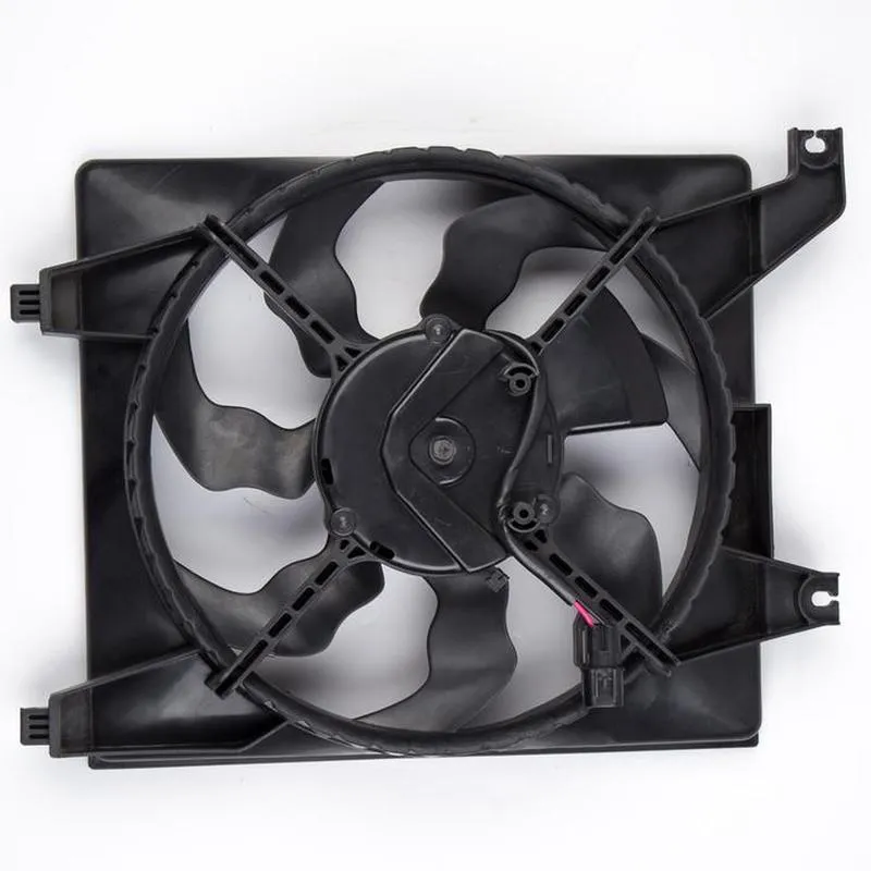 Yoonshan Radiator Fan for HYUNDAI ACCENT vice fan (2006-2010) Back_View(OE:97730-0M000,97730-1E000,97730-1E100,620-491)