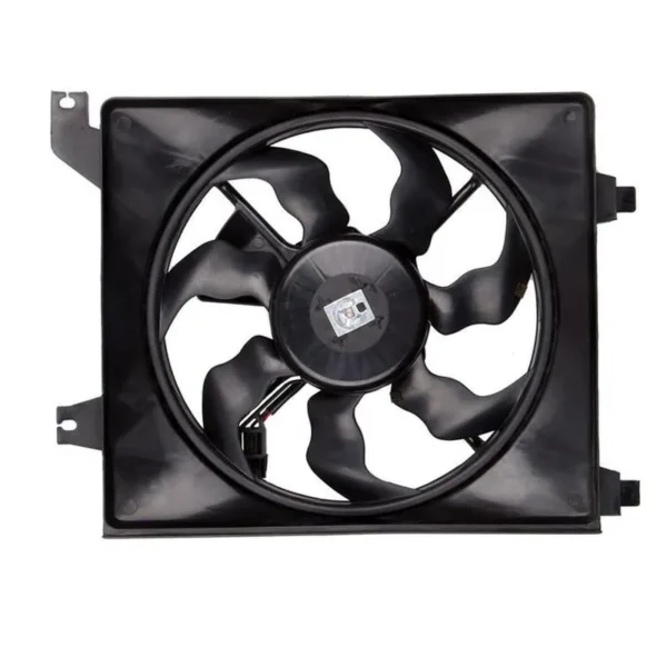 Yoonshan Radiator Fan for HYUNDAI ACCENT vice fan (2006-2010) Front_View(OE:97730-0M000,97730-1E000,97730-1E100,620-491)