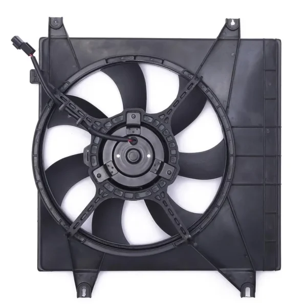Yoonshan Radiator Fan for HYUNDAI ATOS 1.2L/1.4L (2003-) Back_View(OE:25380-05500,25350-05500)
