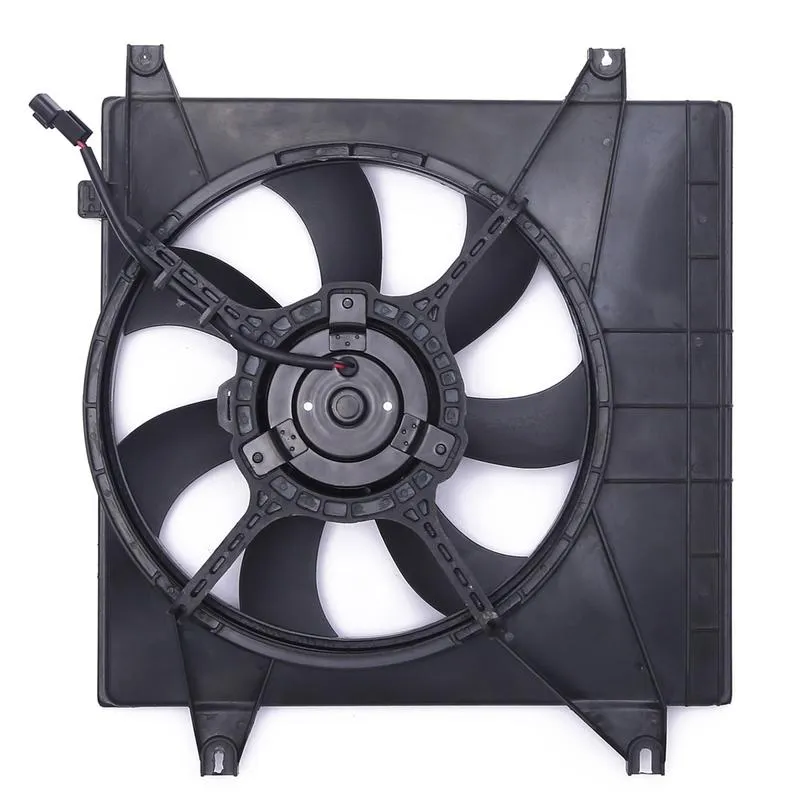 Yoonshan Radiator Fan for HYUNDAI ATOS 1.2L/1.4L (2003-) Back_View(OE:25380-05500,25350-05500)