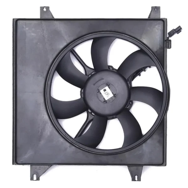 Yoonshan Radiator Fan for HYUNDAI ATOS 1.2L/1.4L (2003-) Front_View(OE:25380-05500,25350-05500)