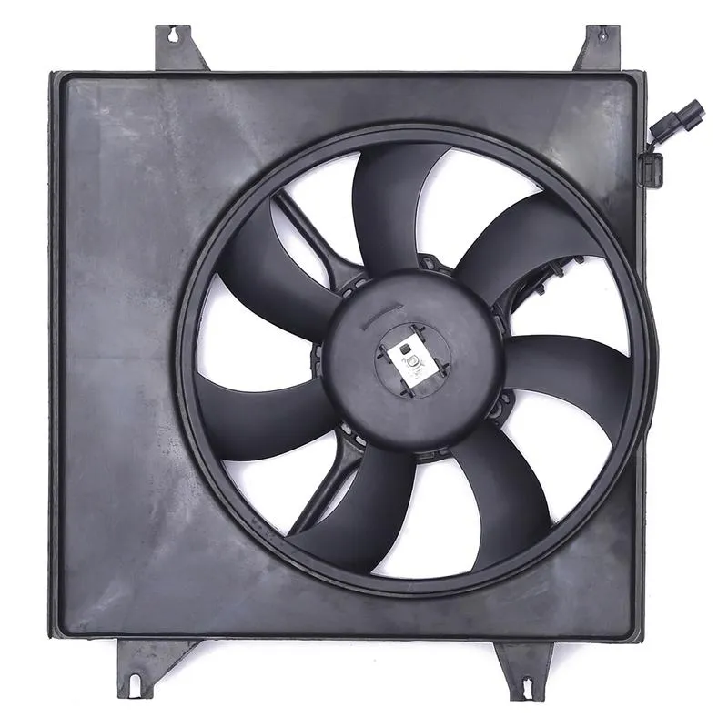 Yoonshan Radiator Fan for HYUNDAI ATOS 1.2L/1.4L (2003-) Front_View(OE:25380-05500,25350-05500)