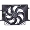 Yoonshan Radiator Fan for HYUNDAI COUPE (2010) Front_View(OE:25380-2M000,25380-2M210)