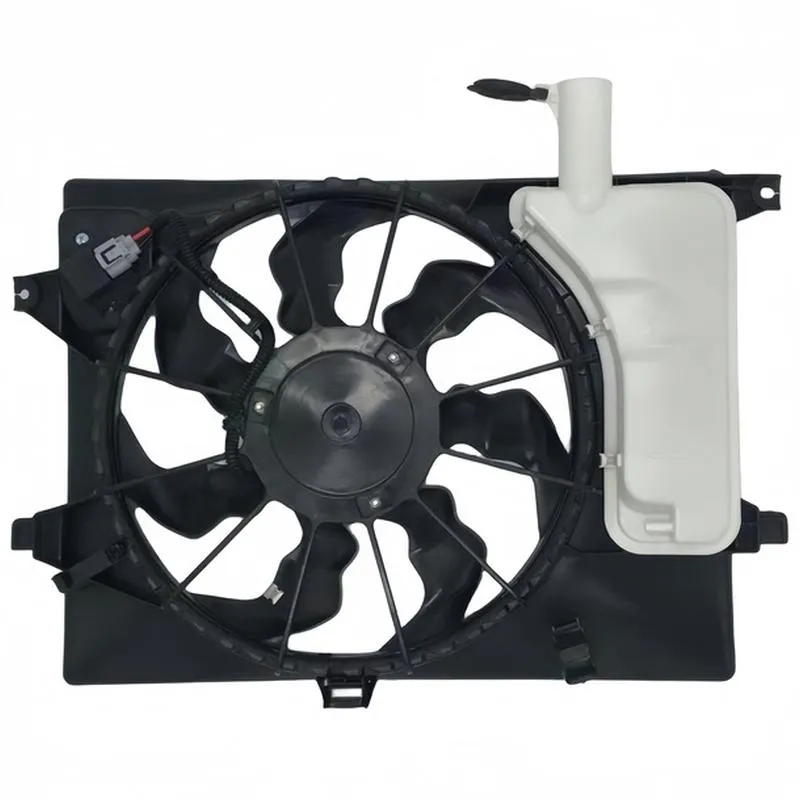 Yoonshan Radiator Fan for HYUNDAI ELANTRA Back_View(OE:25380-3X000,25380-A6100,25380-A6200,25380-M6000,25380-B5000,621-528)