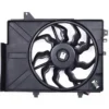 Yoonshan Radiator Fan for HYUNDAI GETZ 1.6L (2002-2010) Front_View(OE:25380-1C360,25380-1C310,25380-1C350,25380-1C300)