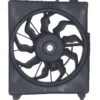Yoonshan Radiator Fan for HYUNDAI H-1 (2011) Front_View(OE:97730-4H500,25380-4H500)