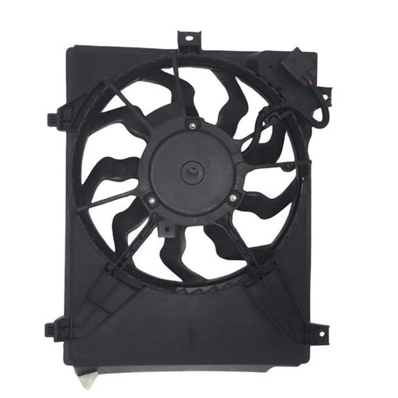 Yoonshan Radiator Fan for HYUNDAI I10 (2007-) Front_View(OE:25380-0X050,25350-0X200)