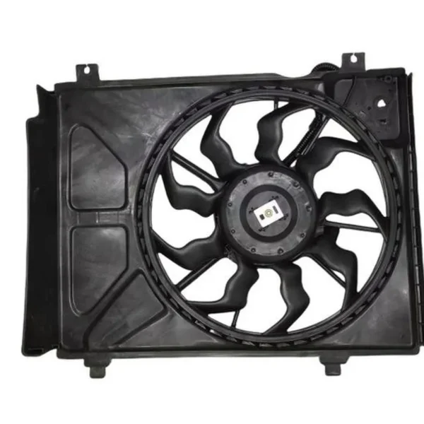 Yoonshan Radiator Fan for HYUNDAI I10 (2008-2011) Back_View(OE:25380-0X150,25380-0X300)
