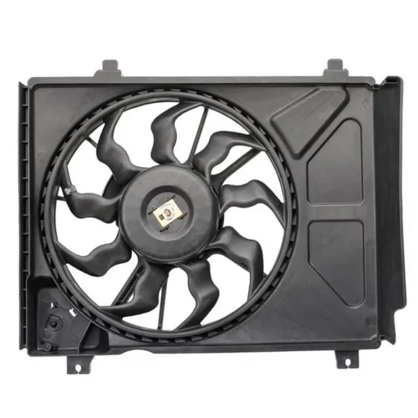 Yoonshan Radiator Fan for HYUNDAI I10 (2011-2013) Back_View(OE:25380-0X550,25380-0X740)