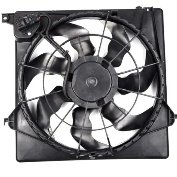 Yoonshan Radiator Fan for HYUNDAI New SantaFe 2.0T Back_View(OE:25380-A1500,25380-2B701)
