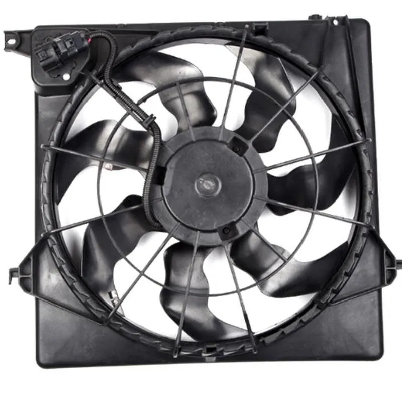 Yoonshan Radiator Fan for HYUNDAI New SantaFe 2.0T Back_View(OE:25380-A1500,25380-2B701)