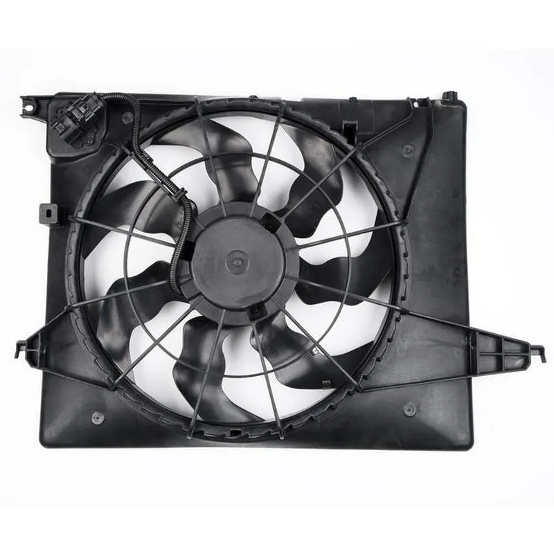 Yoonshan Radiator Fan for HYUNDAI New SantaFe 2.4L Back_View(OE:25380-2W500,25380-2W501,25380-2W550)