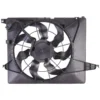 Yoonshan Radiator Fan for HYUNDAI SANTA FE 2.4L 3.5L (2013-) Back_View(OE:25380-2W800,25380-B8800,25380-4Z000)
