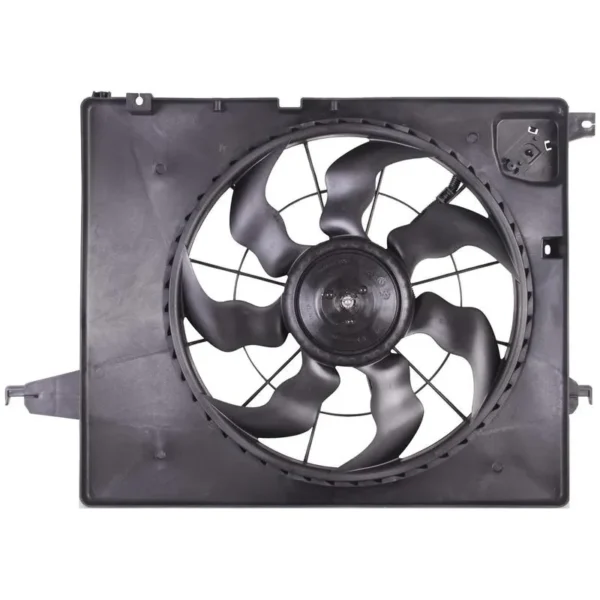 Yoonshan Radiator Fan for HYUNDAI SANTA FE 2.4L 3.5L (2013-) Front_View(OE:25380-2W800,25380-B8800,25380-4Z000)