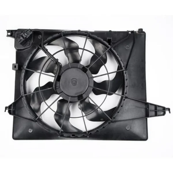 Yoonshan Radiator Fan for HYUNDAI SANTAFE 2.4L (2010) Back_View(OE:25380-1U100,25380-1U200,25380-1U101,621-493)