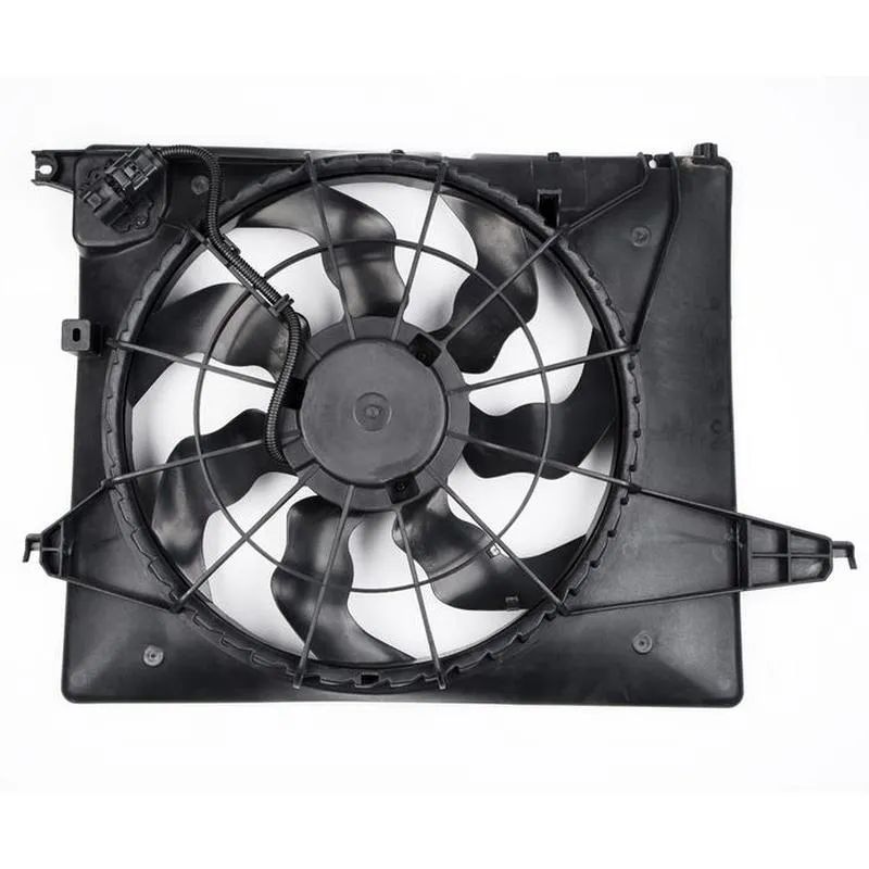 Yoonshan Radiator Fan for HYUNDAI SantaFe 2.4L (2010) Back_View(OE:25380-1U100,25380-1U200,25380-1U101,621-493)