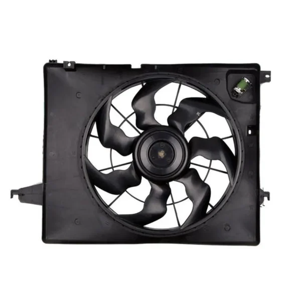 Yoonshan Radiator Fan for HYUNDAI SANTAFE 2.4L (2010) Front_View(OE:25380-1U100,25380-1U200,25380-1U101,621-493)