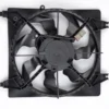 Yoonshan Radiator Fan for HYUNDAI SANTAFE WATER TANK FAN (2007-2009) Back_View(OE:25380-2B100,25380-2B000,620-703)