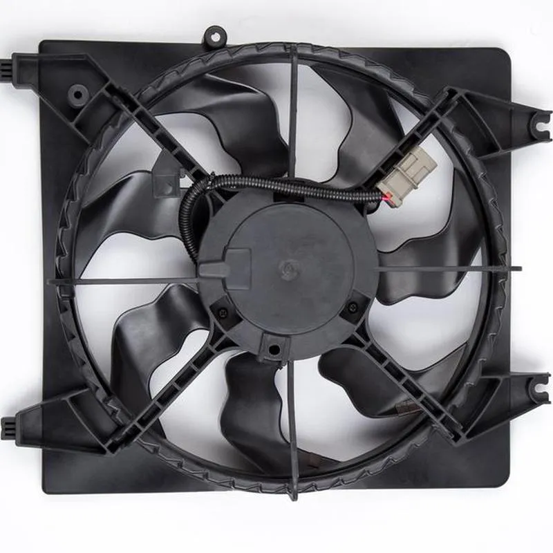 Yoonshan Radiator Fan for HYUNDAI SantaFe Water Tank Fan (2007-2009) Back_View(OE:25380-2B100,25380-2B000,620-703)