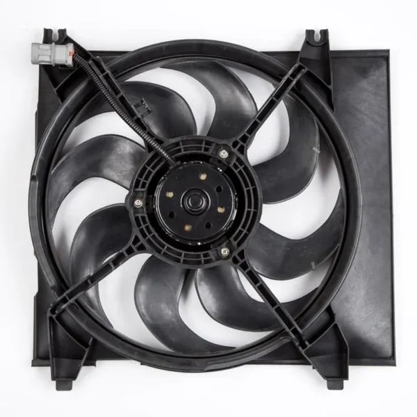 Yoonshan Radiator Fan for HYUNDAI Santa Fe 2.7L main fan Back_View(OE:25380-2J020,25380-26400)