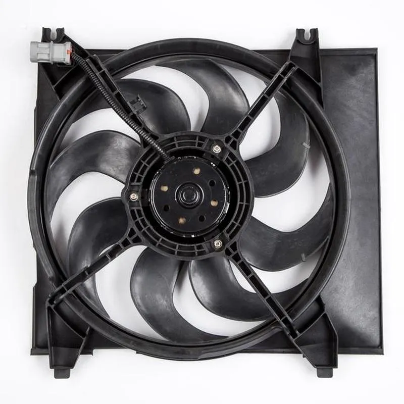 Yoonshan Radiator Fan for HYUNDAI Santa Fe 2.7L main fan Back_View(OE:25380-2J020,25380-26400)