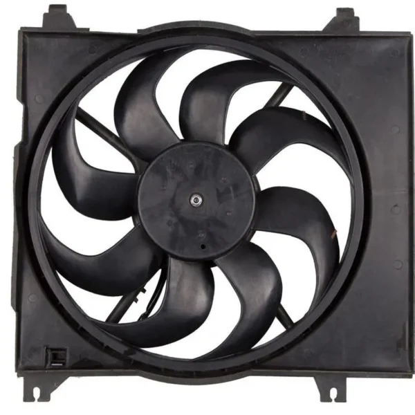 Yoonshan Radiator Fan for HYUNDAI Santa Fe 2.7L main fan Front_View(OE:25380-2J020,25380-26400)