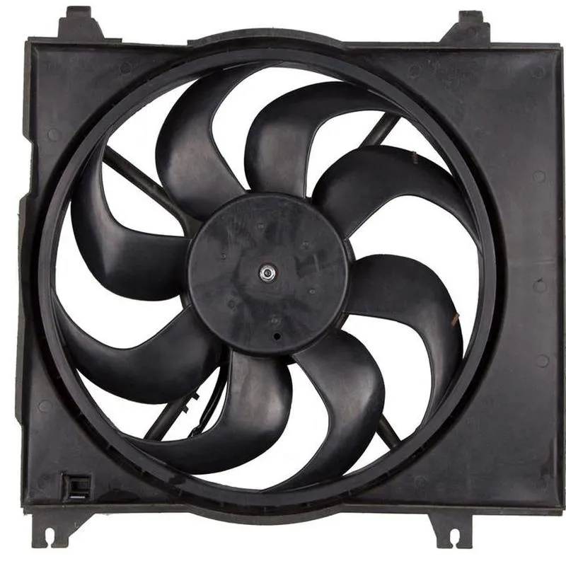 Yoonshan Radiator Fan for HYUNDAI Santa Fe 2.7L main fan Front_View(OE:25380-2J020,25380-26400)