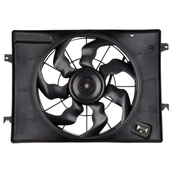 Yoonshan Radiator Fan for HYUNDAI TUCSON 2.0L (2004) Front_View(OE:25380-0L250,25380-2E010,25380-2E000,25380-2E250)