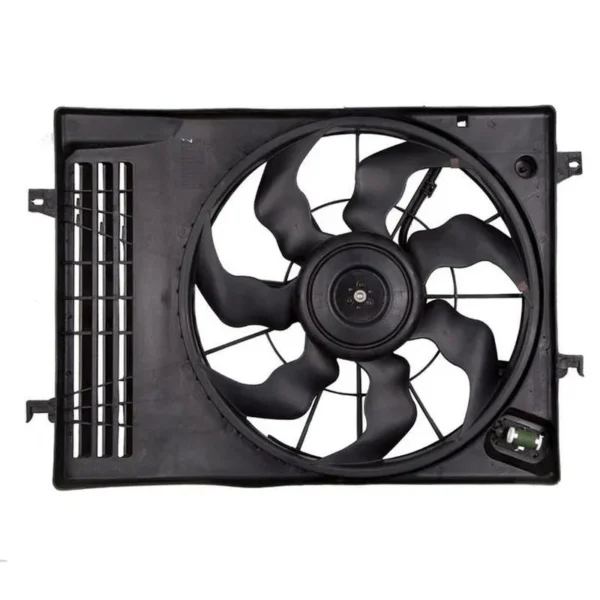 Yoonshan Radiator Fan for HYUNDAI TUCSON 2.7L Front_View(OE:25380-2E100,25380-0L380)