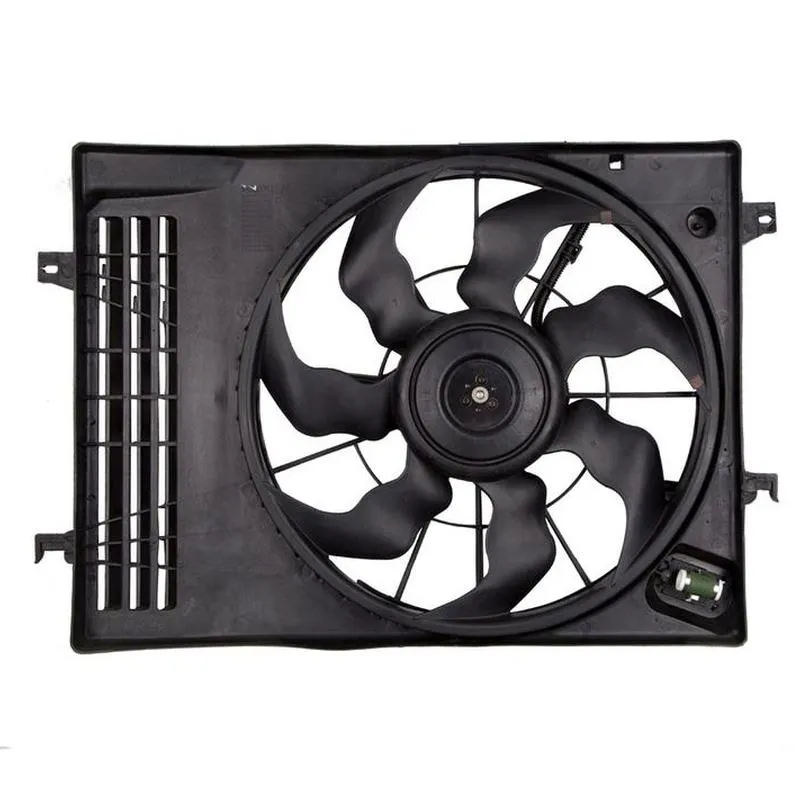 Yoonshan Radiator Fan for HYUNDAI TUCSON 2.7L Front_View(OE:25380-2E100,25380-0L380)